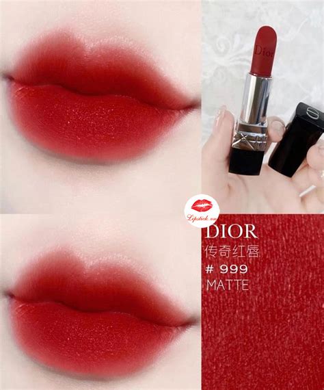 dior 999 リップ|Dior 999 matte vs velvet.